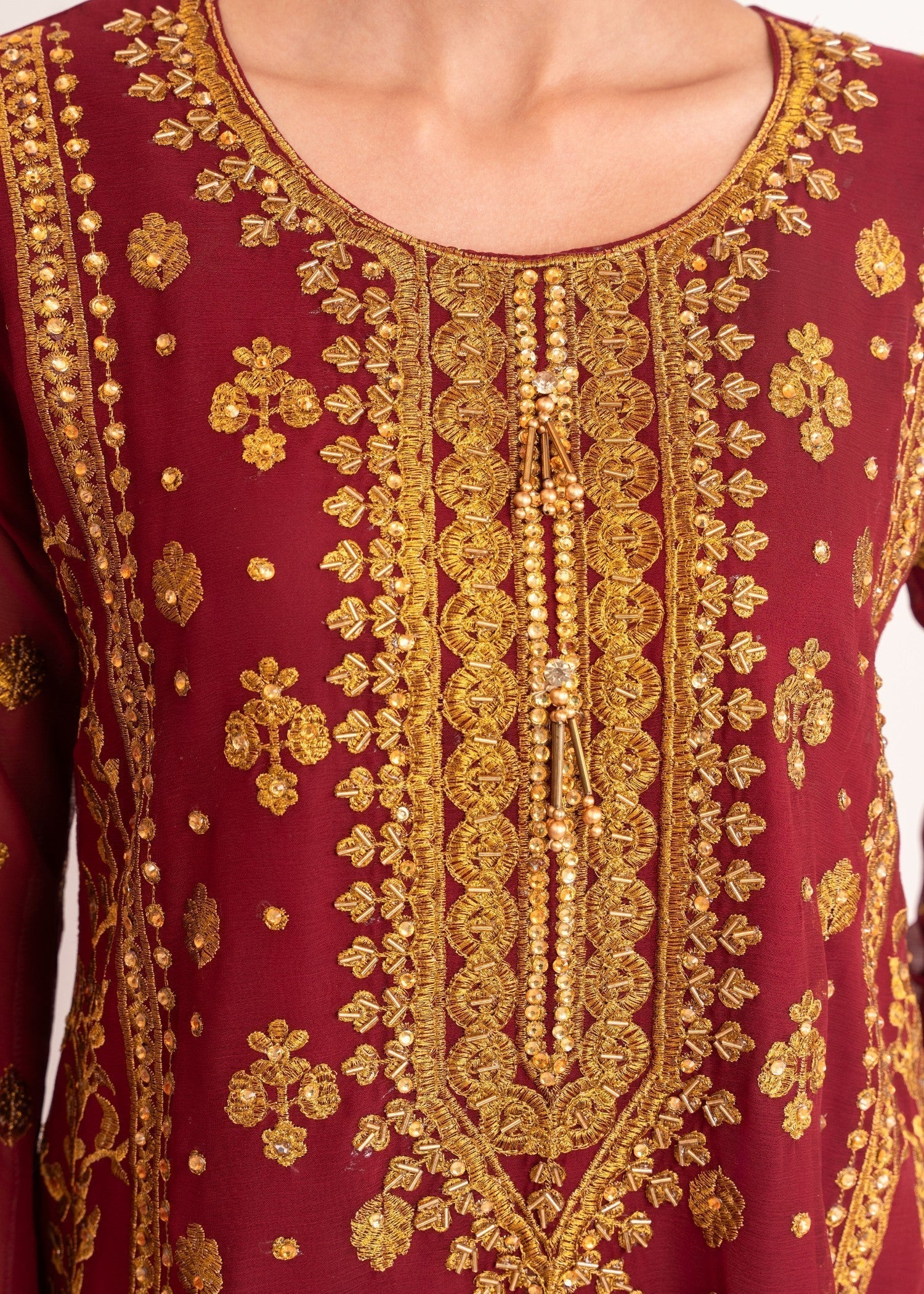 Four Season Boutique ZARI MAROON Women 3pcs