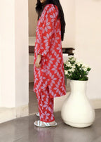 Gulposh Happy Dot (Stitched ) Red Women 2pcs