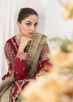 Malhaar MAL AL 4033 Red Women 3pcs