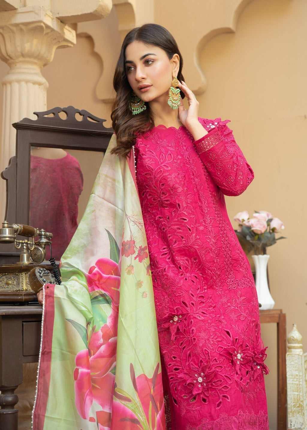 Al-Harir Apparel Mashaal Pink Women 3pcs