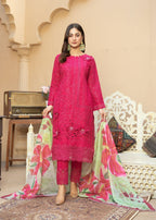 Al-Harir Apparel Mashaal Pink Women 3pcs