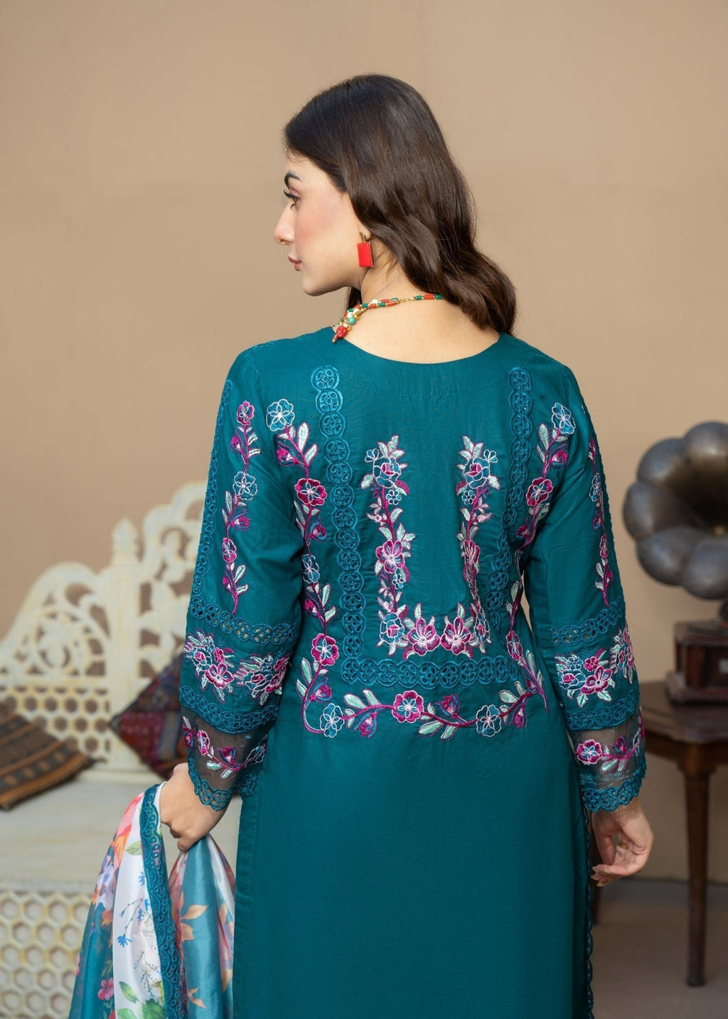 Al-Harir Apparel Rohma Peacock Women 3pcs