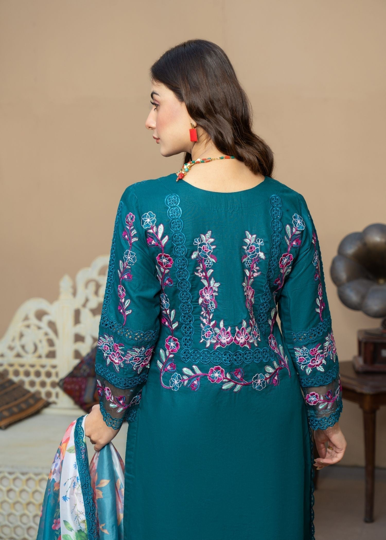 Al-Harir Apparel Rohma Peacock Women 3pcs