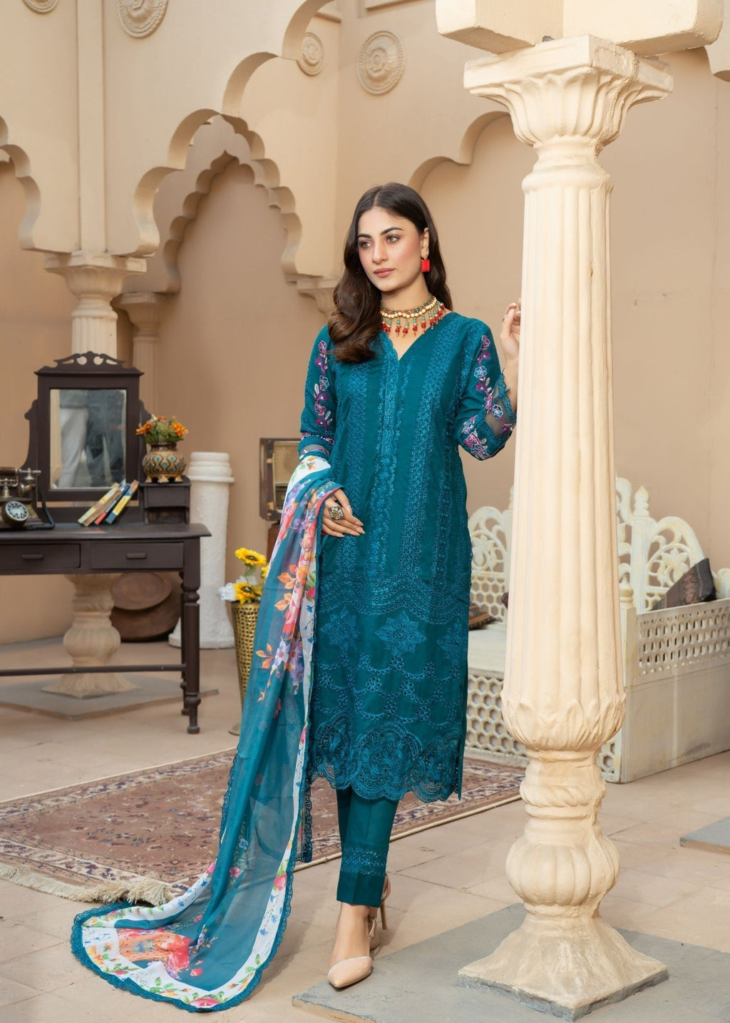 Al-Harir Apparel Rohma Peacock Women 3pcs