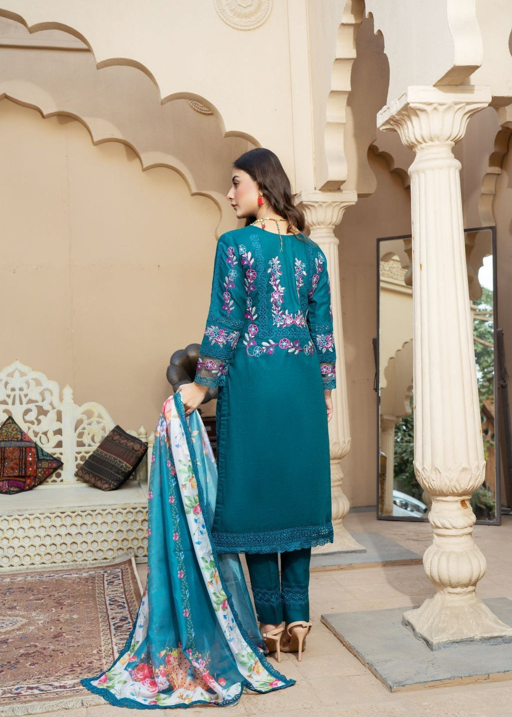 Al-Harir Apparel Rohma Peacock Women 3pcs