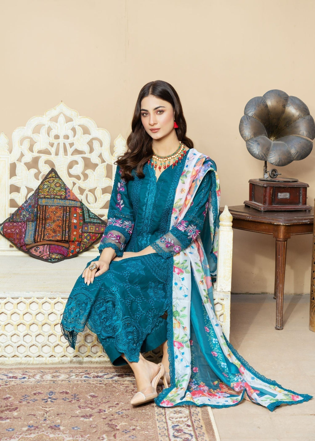 Al-Harir Apparel Rohma Peacock Women 3pcs