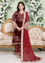 Polawn PD 24 1102 VELLURE FORMAL PRET VELVET COLLECTION Women 3pcs