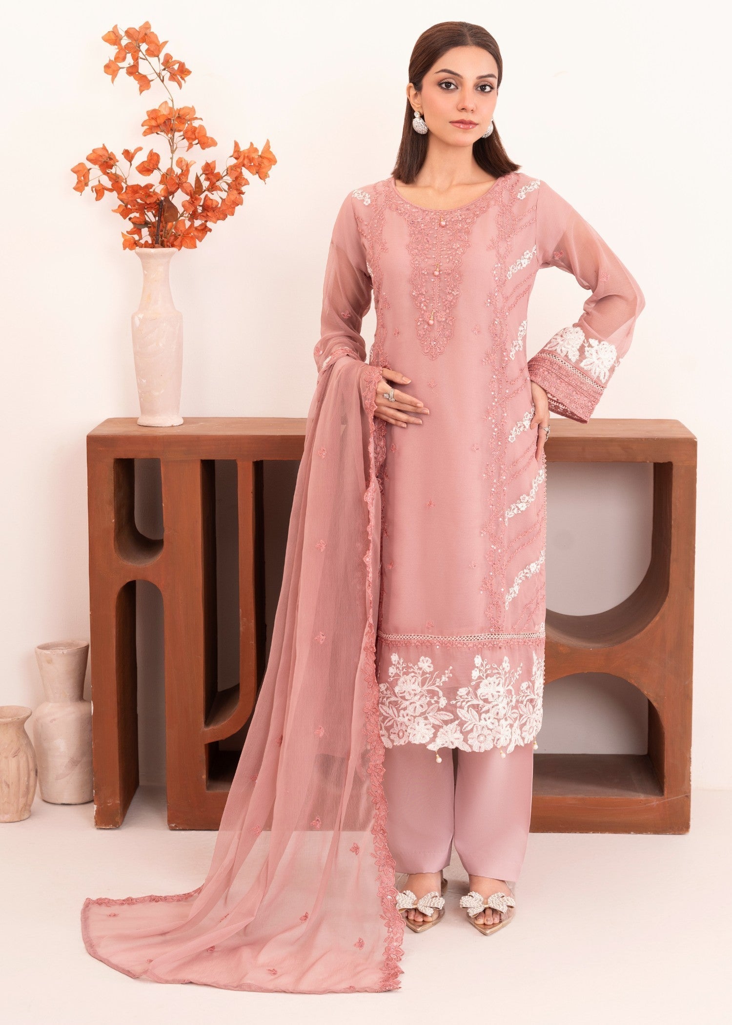 Four Season Boutique SABOOR ALY PINK Women 3pcs