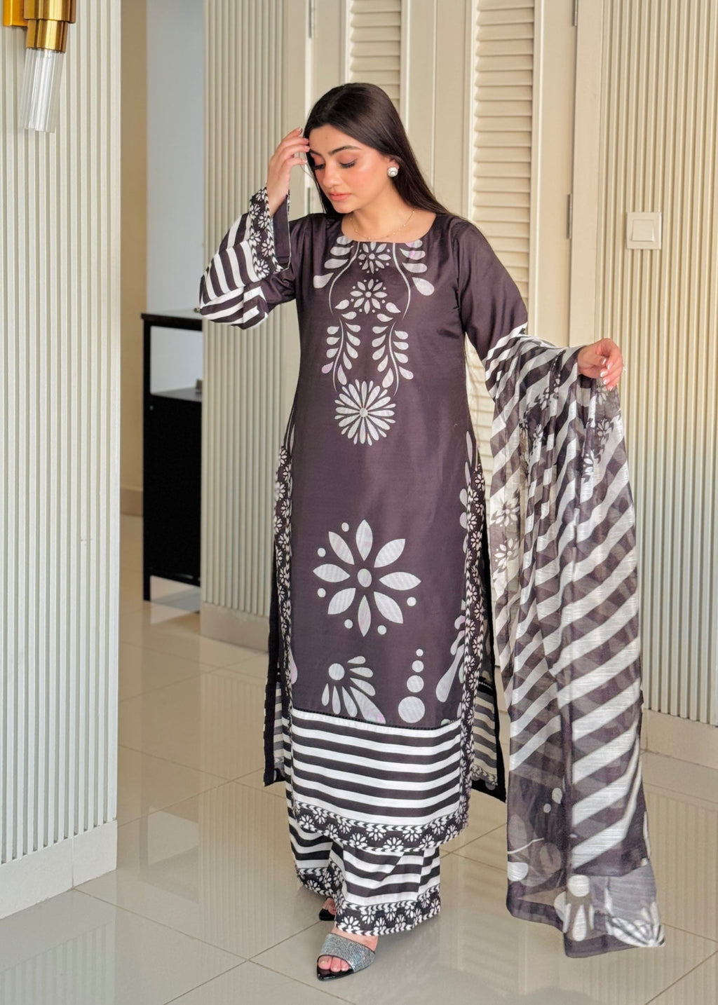 Ayesha B black (sofia) Women 3pcs