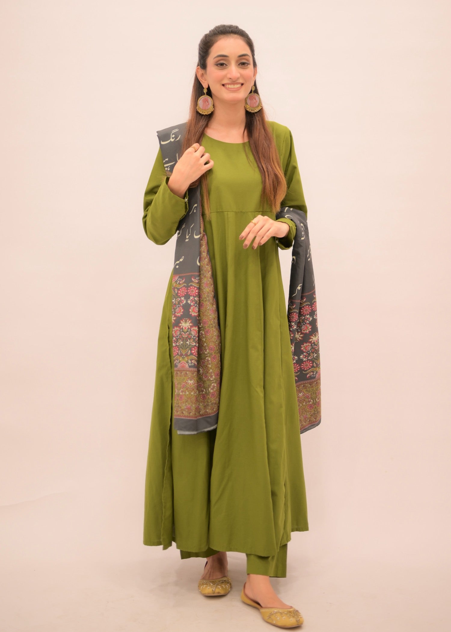 Tng (The Next Generation) Nyra | Kalidaar | |Green Women 2pcs