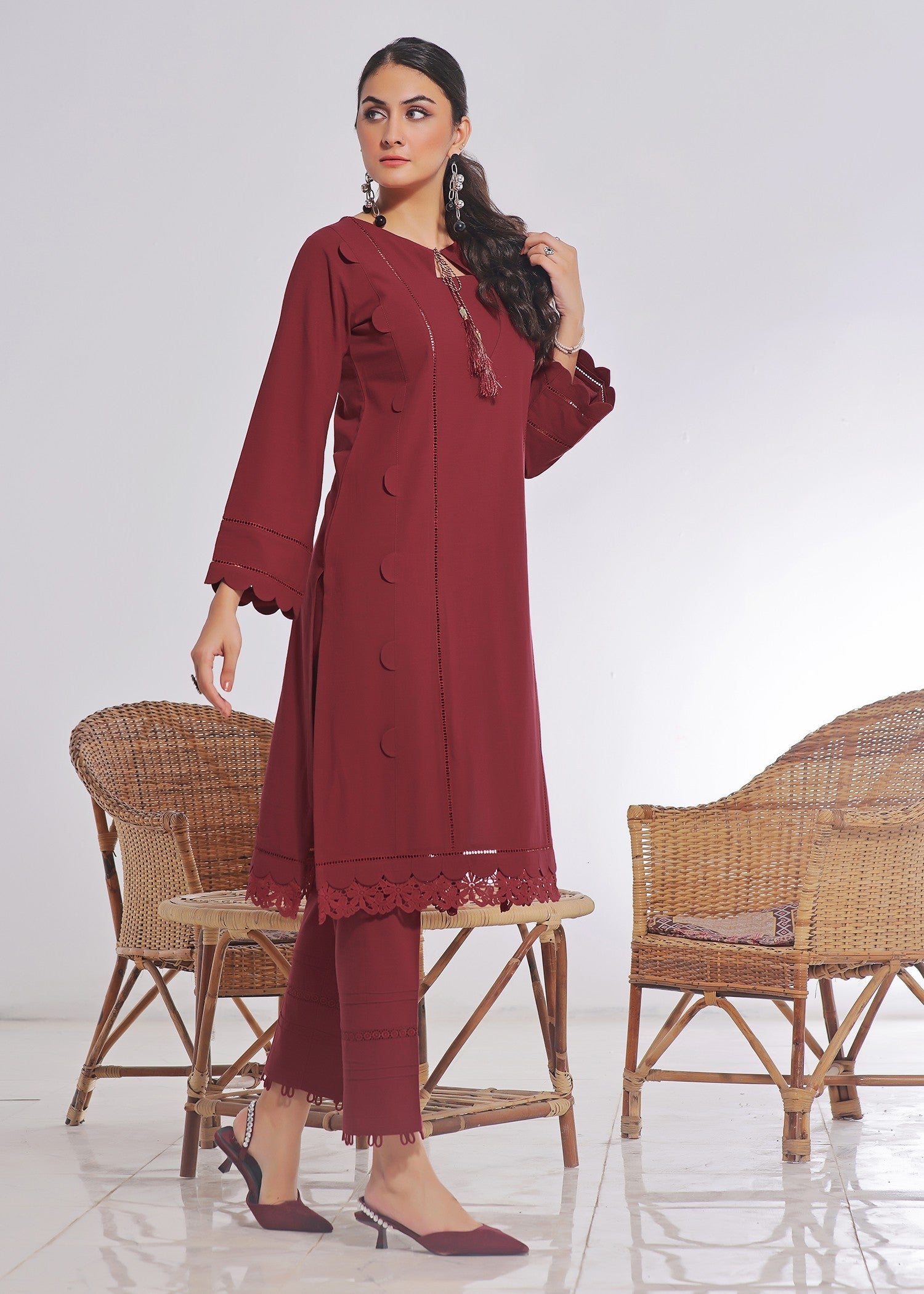 Fiona Geranium Women 2pcs