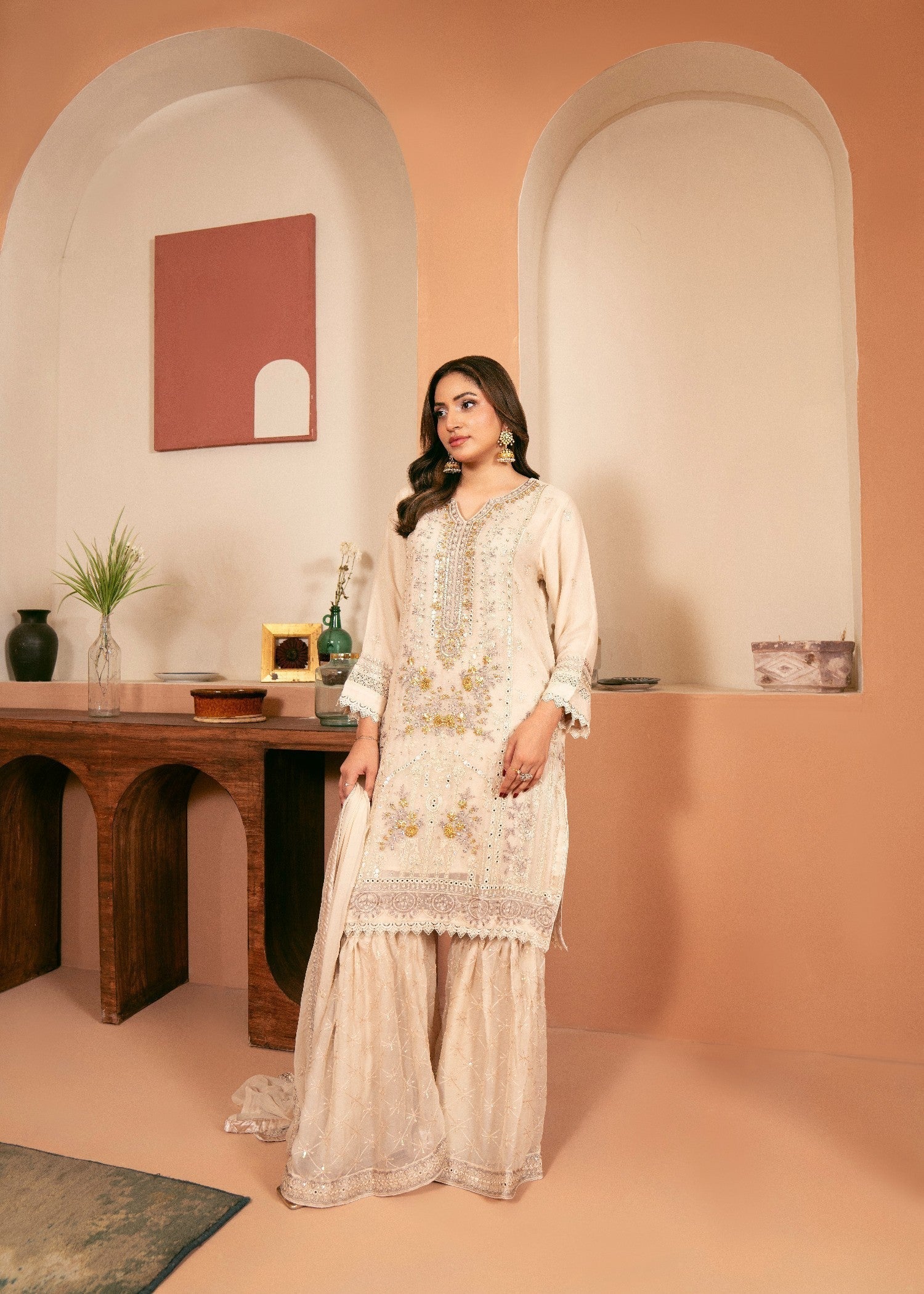 Kaamdar By Nofl Farooq Sarood Women 3pcs