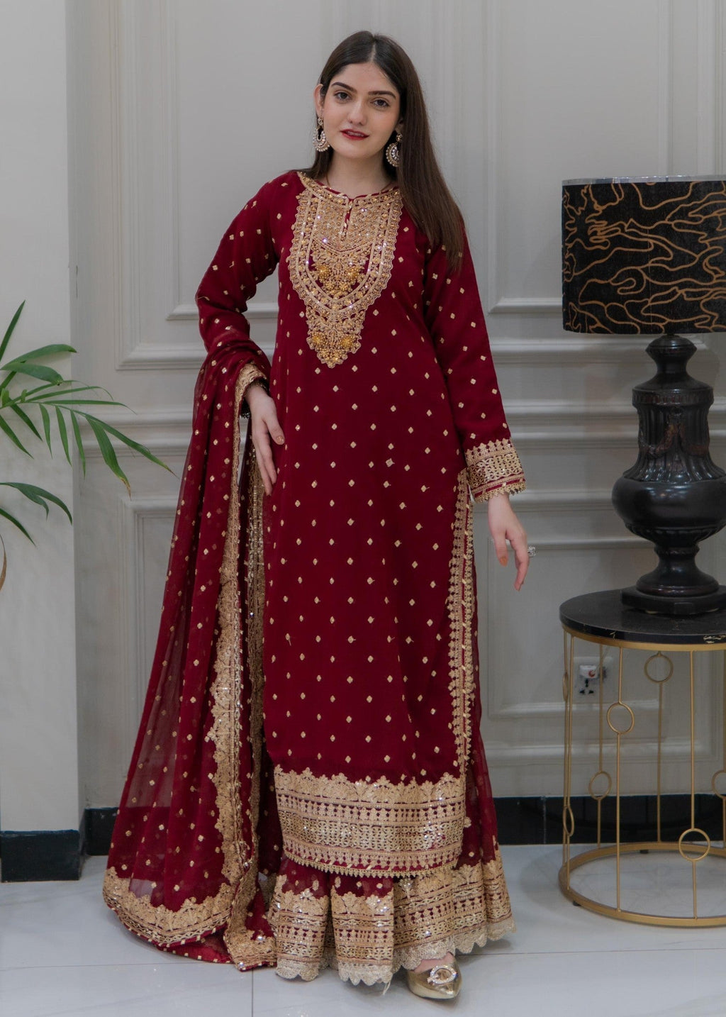 Rangoon Clothing Ranjha Cherry Women 3pcs