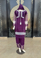 Noir Stitched Purple 40 Women 3pcs