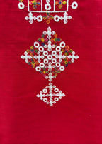 Noir Embroidered Stitched Red 52 Women 3pcs