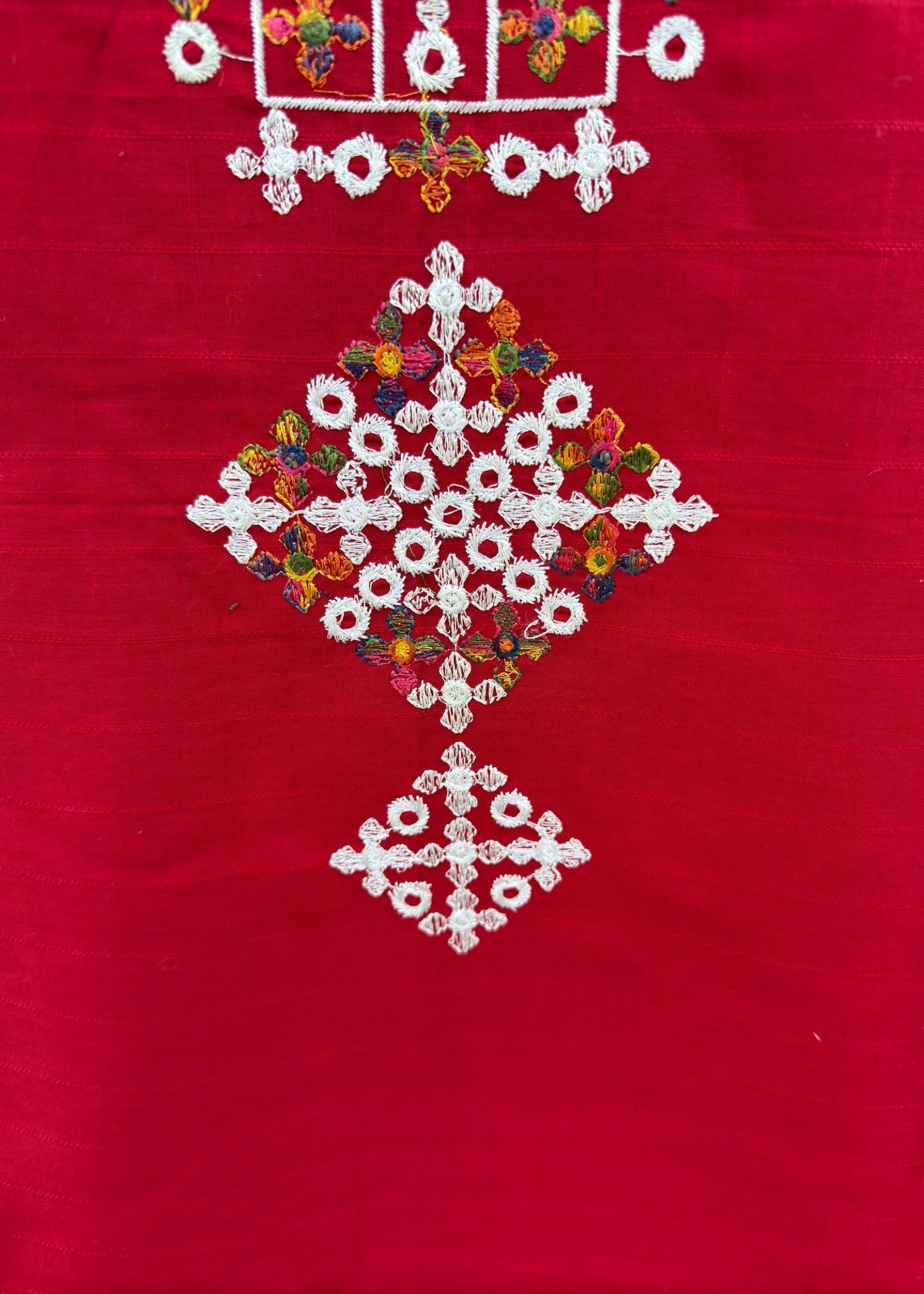 Noir Embroidered Stitched Red 52 Women 3pcs