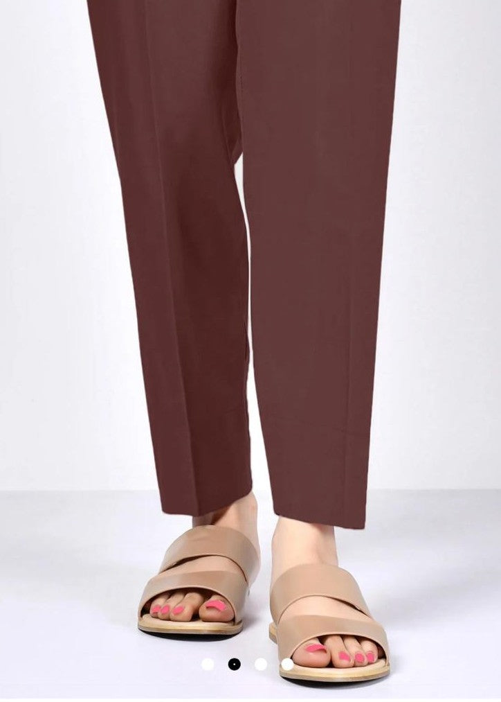Rangeenz PLAIN TROUSER MEHROON MIDR Women 1pcs