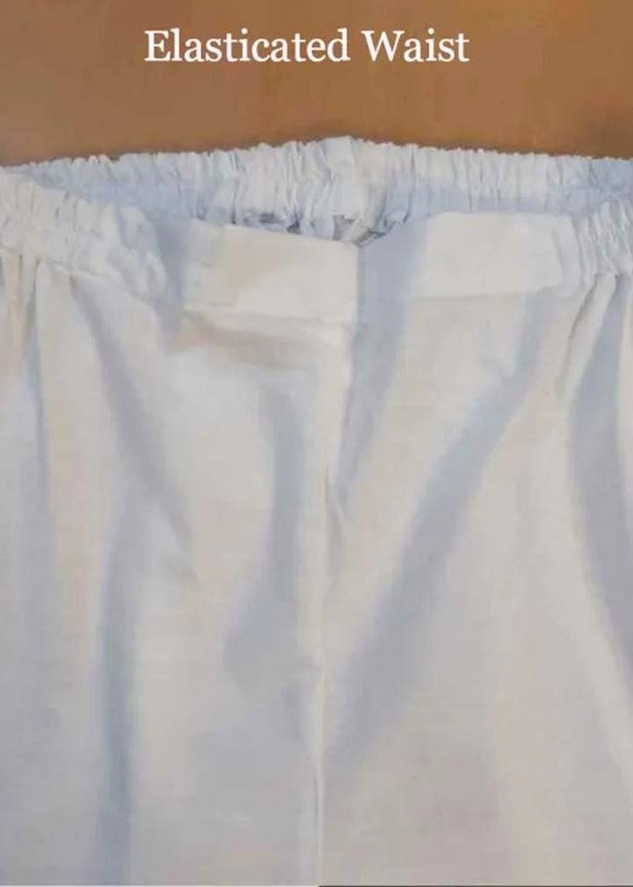 Zardi Khaddar trouser White ZT145 Women 1pcs