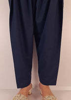 Zardi Plain Shalwar Cotton Navy ZSL01 Women 1pcs