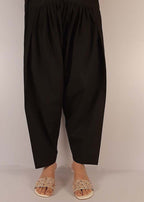 Zardi Plain Shalwar Cotton Black ZSL01 Women 1pcs