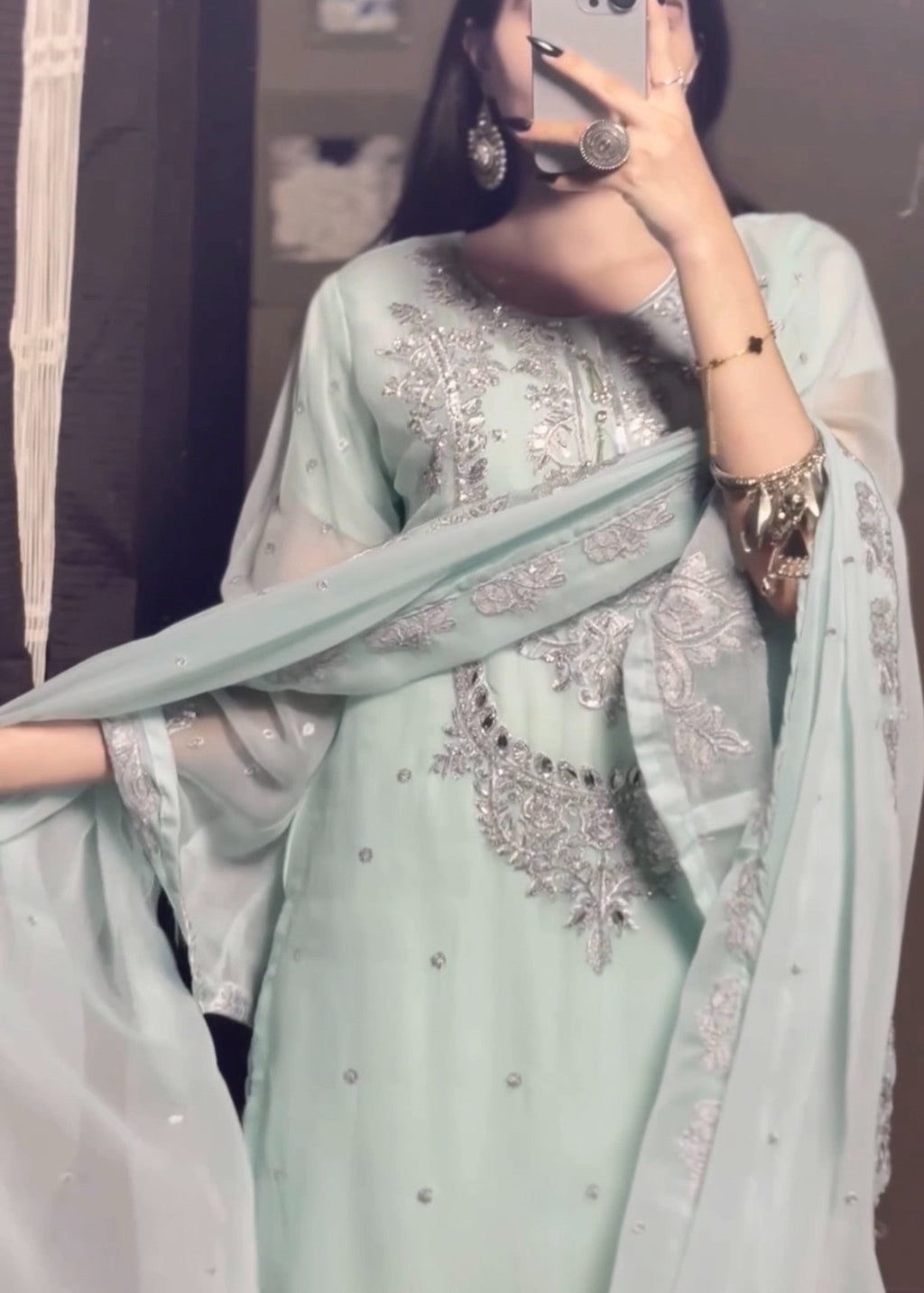 Four Season Boutique MIRHA LACHA ICEBLUE Women 3pcs