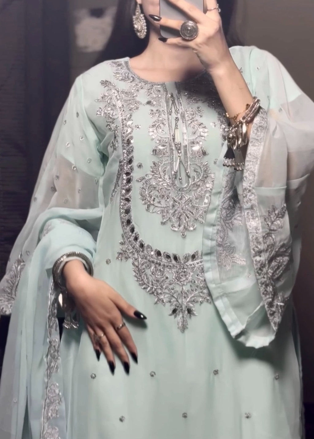 Four Season Boutique MIRHA LACHA ICEBLUE Women 3pcs