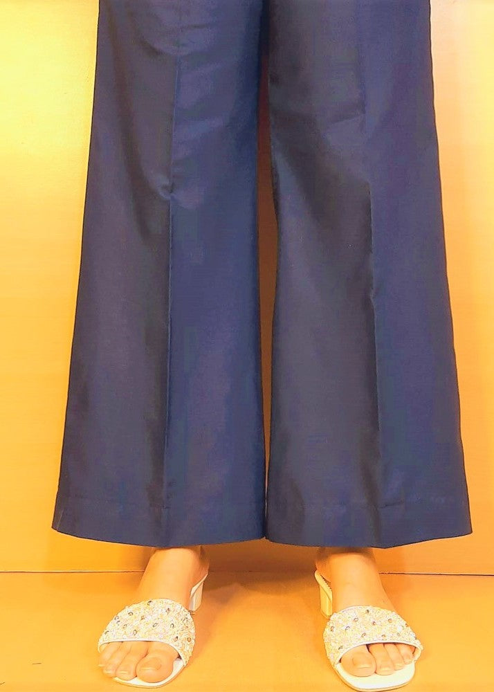 Zardi Navy Cotton Palazzo ZT209 Women 1pcs