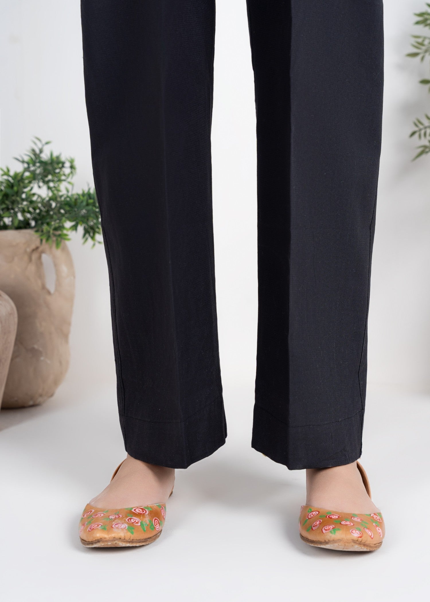 Rangeenz PLAIN TROUSER BLACK MIDR Women 1pcs