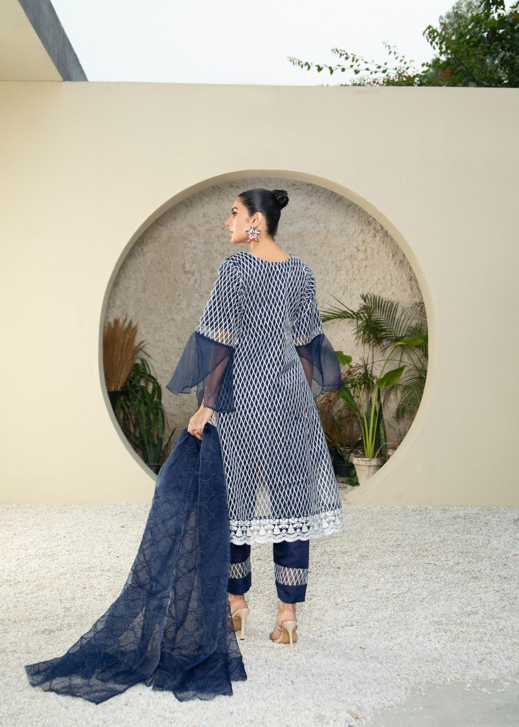 Manahils MLT 01 NAVY BLUE Women 3pcs