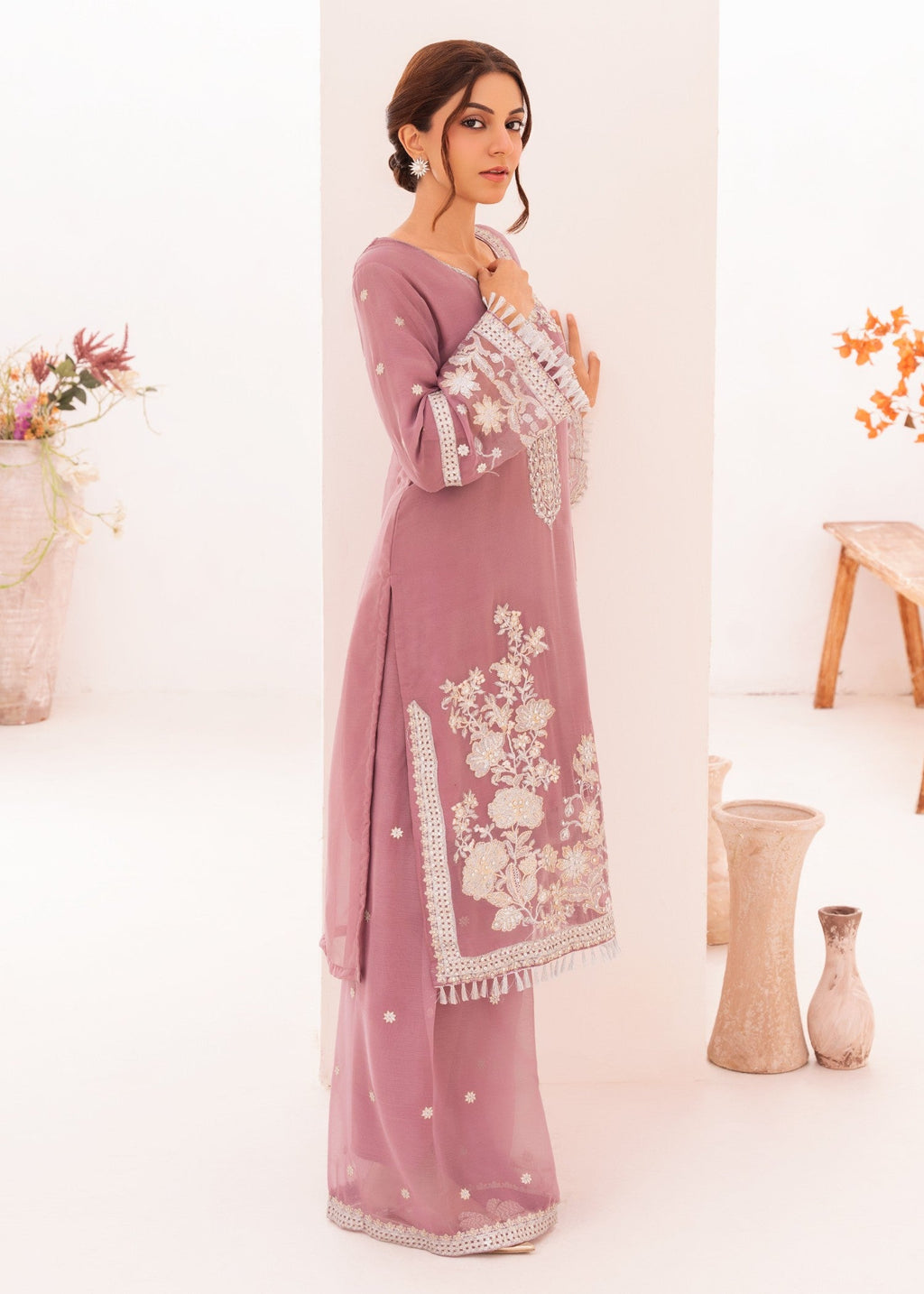 Four Season Boutique Noor Jahan Mauve Women 3pcs
