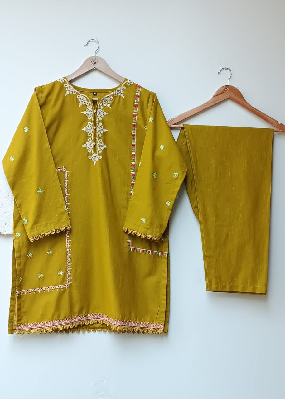 Lubana Store Esha Olive Women 2pcs