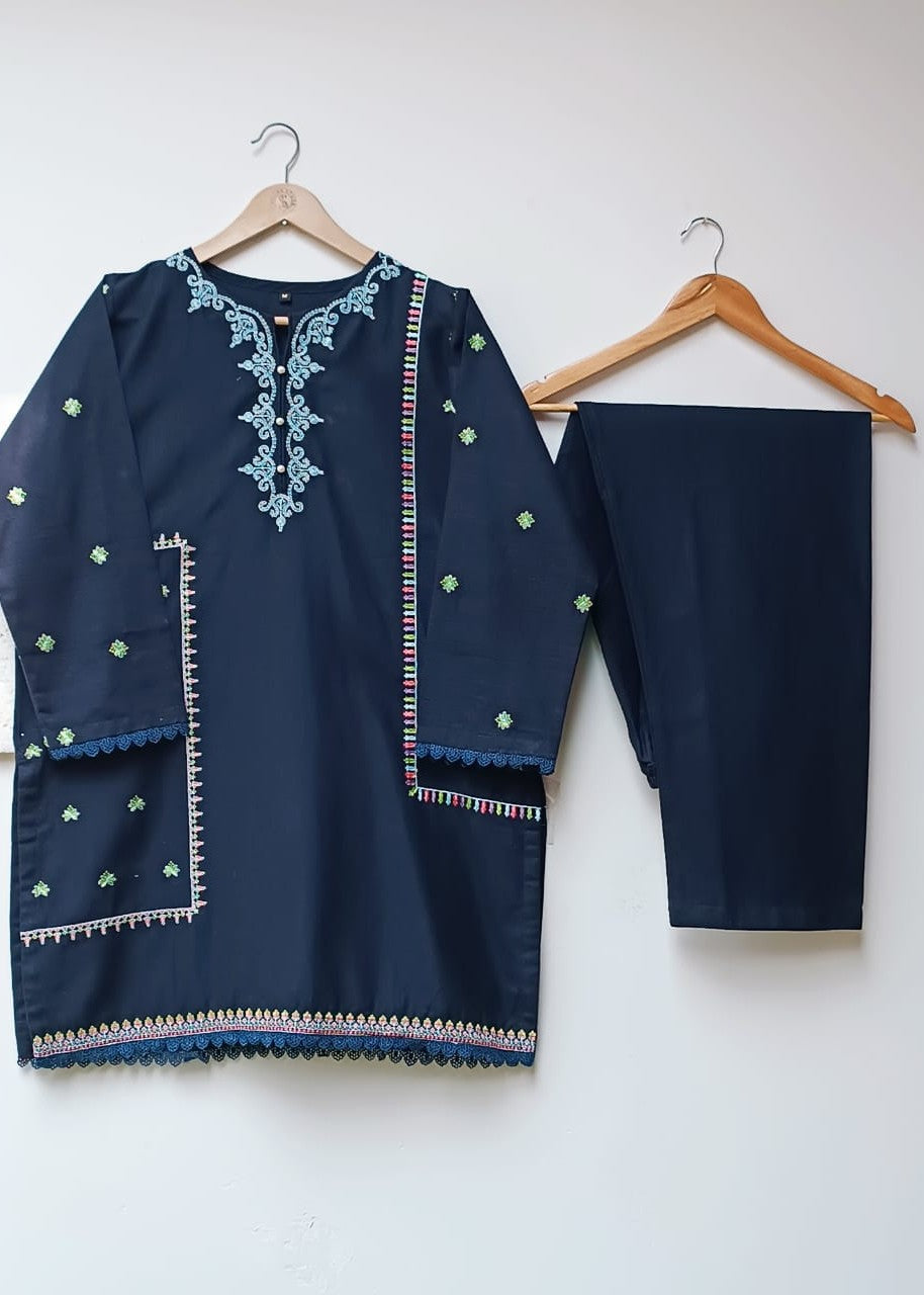 Lubana Store Esha Navy Women 2pcs