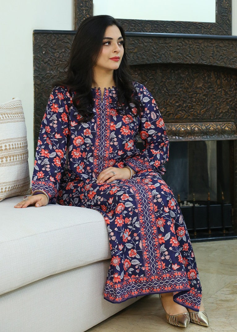 Zyna Ira Stitched Silk Co ord Women 2pcs