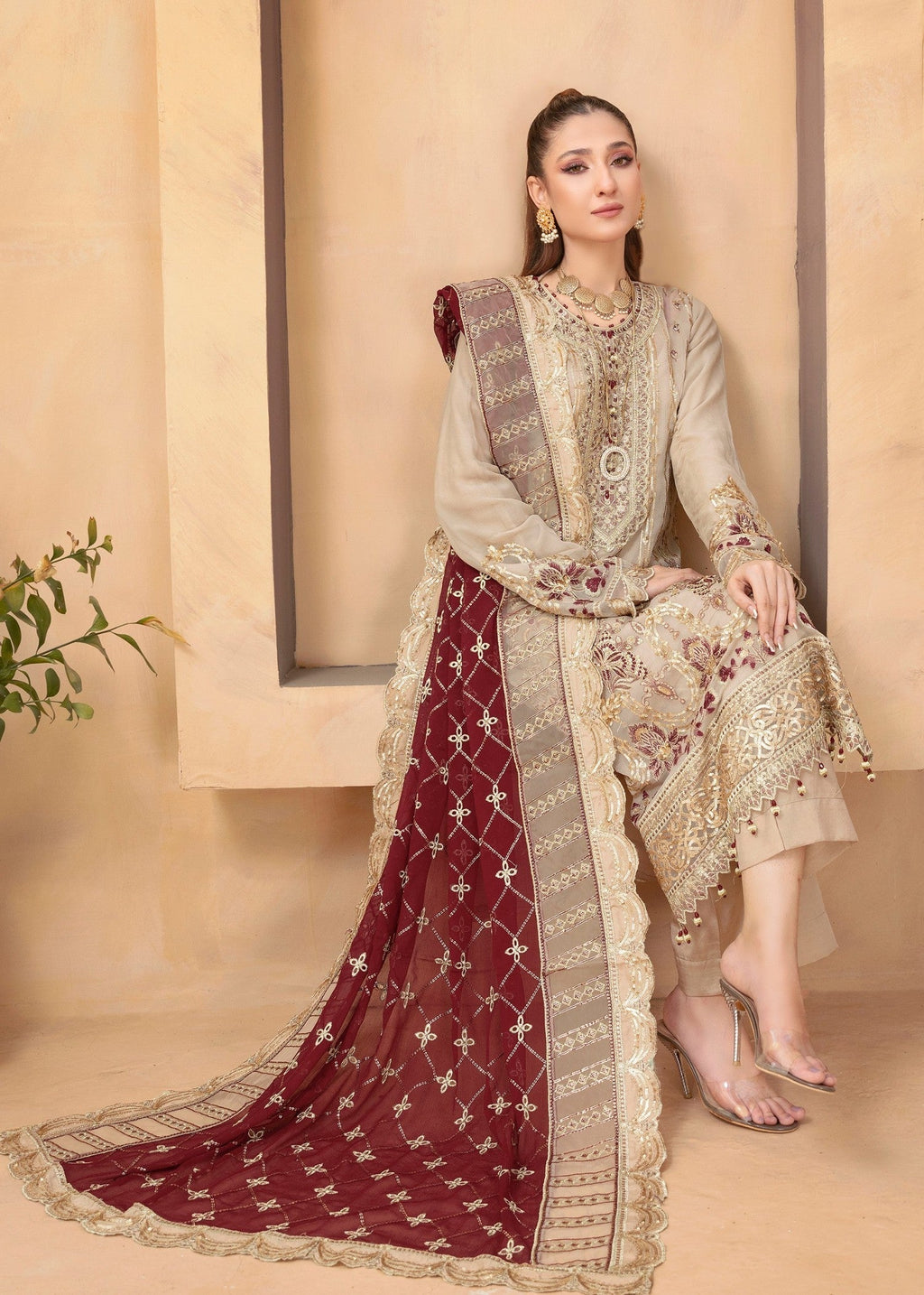 Mah-e-Rooh JJ 5106 BANAFSHI Women 4pcs