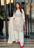 Rangoon Clothing Gulerana White Women 3pcs