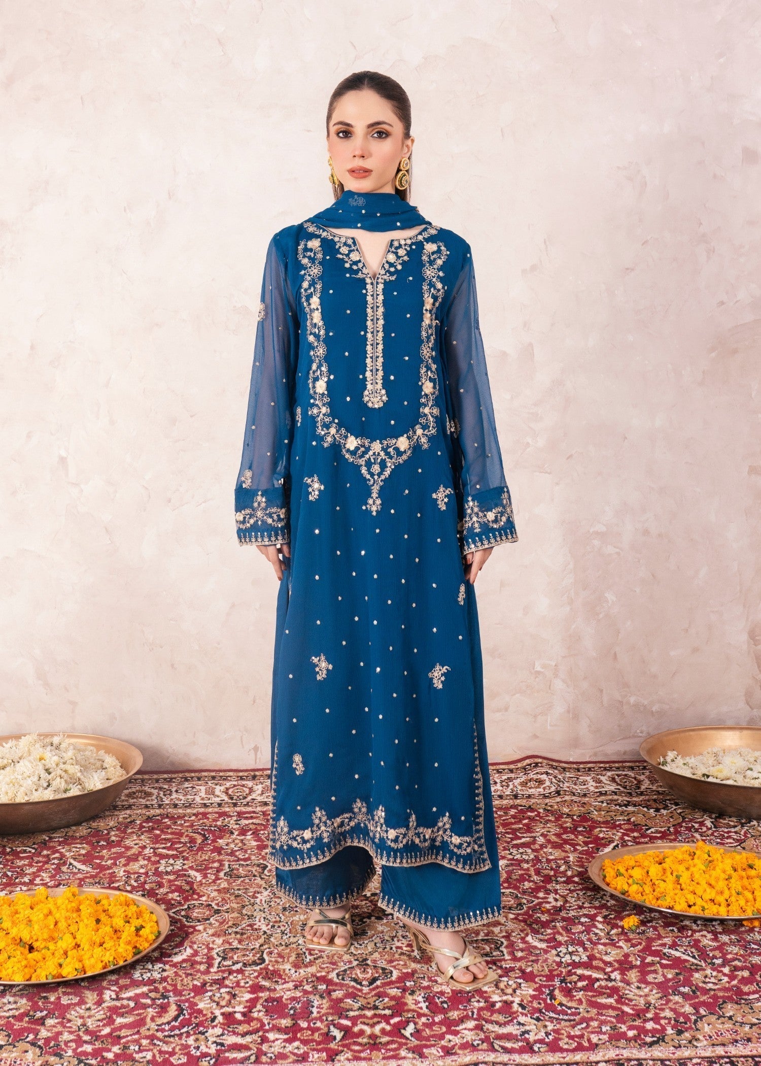 Agha Jaan Gulpari Women 3pcs