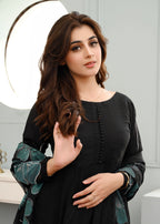 Miss & Mrs Black flower maxi Women 3pcs