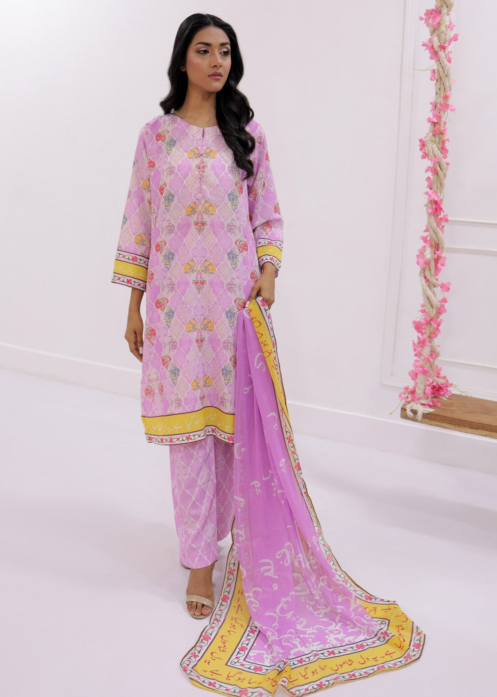 Tng (The Next Generation) Noor | | Stitched | Lilac Women 3pcs