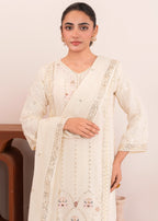 Four Season Boutique RUBAB CHIFFON CREAM Women 3pcs