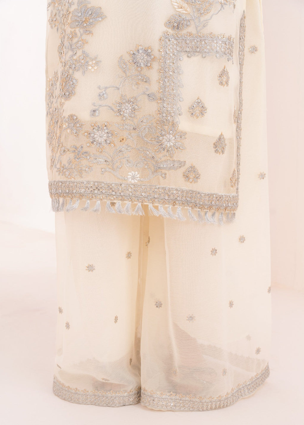 Four Season Boutique NOOR JAHAN CREAM Women 3pcs