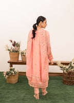 Al-Harir Apparel Nazrana Baby Pink Women 3pcs