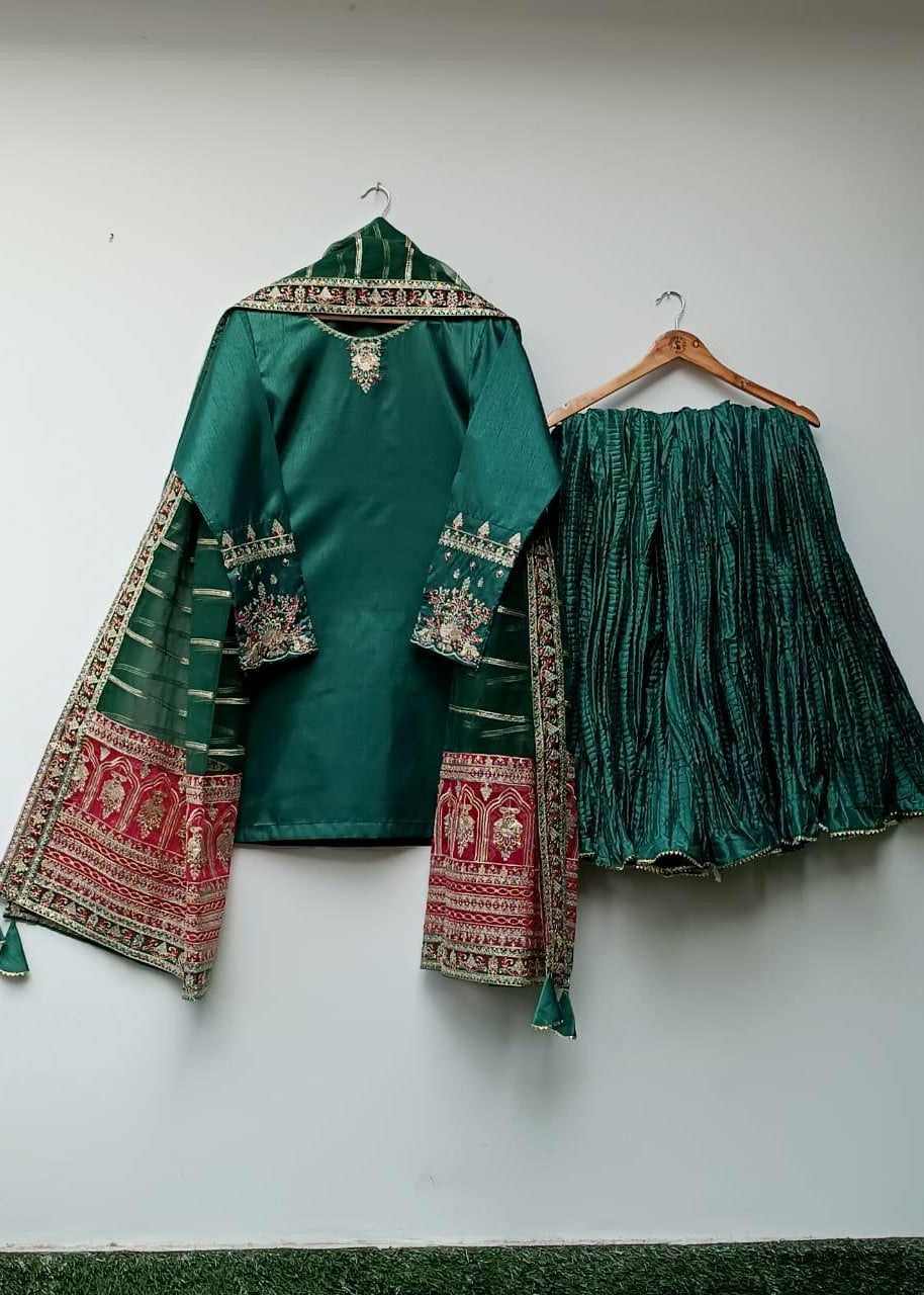 Lubana Store Hina Green Women 3pcs