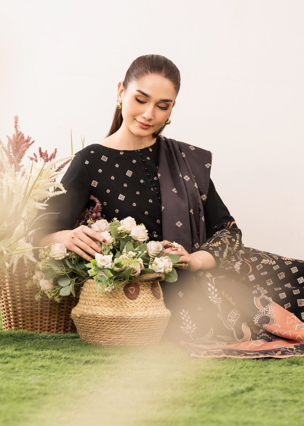 Sahibas By Mirza Ayeza Black Women 3pcs