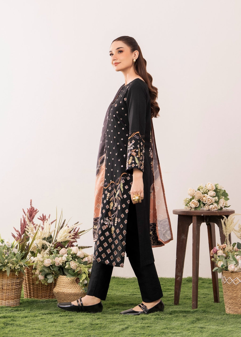 Sahibas By Mirza Ayeza Black Women 3pcs