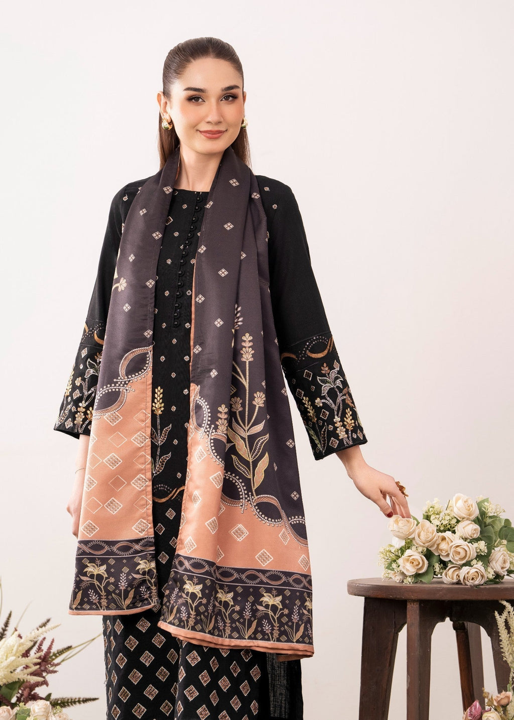 Sahibas By Mirza Ayeza Black Women 3pcs