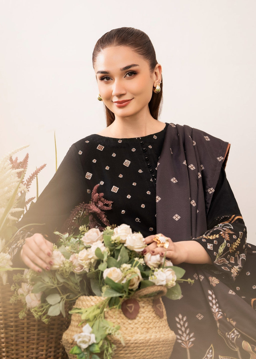 Sahibas By Mirza Ayeza Black Women 3pcs