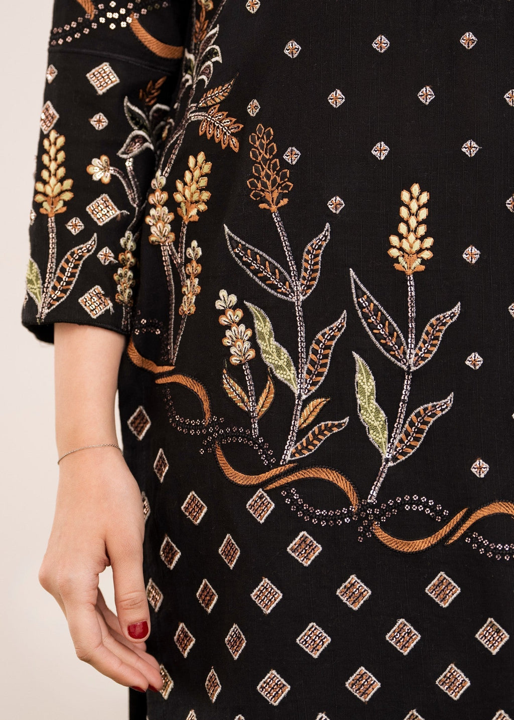 Sahibas By Mirza Ayeza Black Women 3pcs