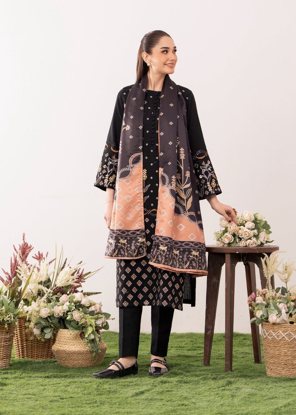 Sahibas By Mirza Ayeza Black Women 3pcs
