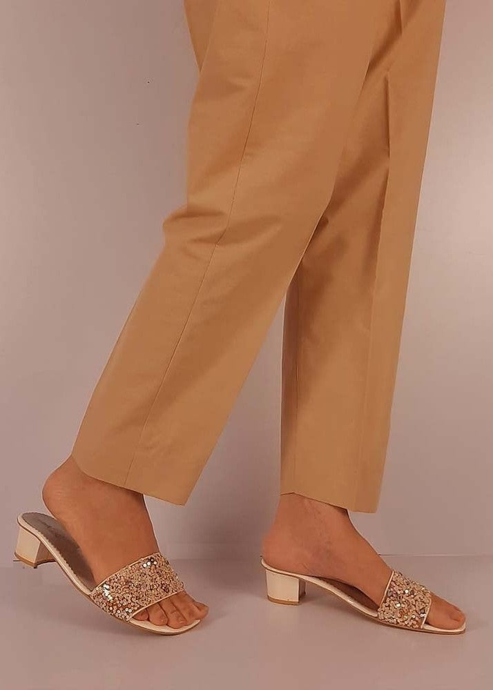 Zardi Women Cotton Trouser Beige ZT116 Women 1pcs