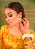 Anabiya Chandani Mari Gold musturd Women 3pcs